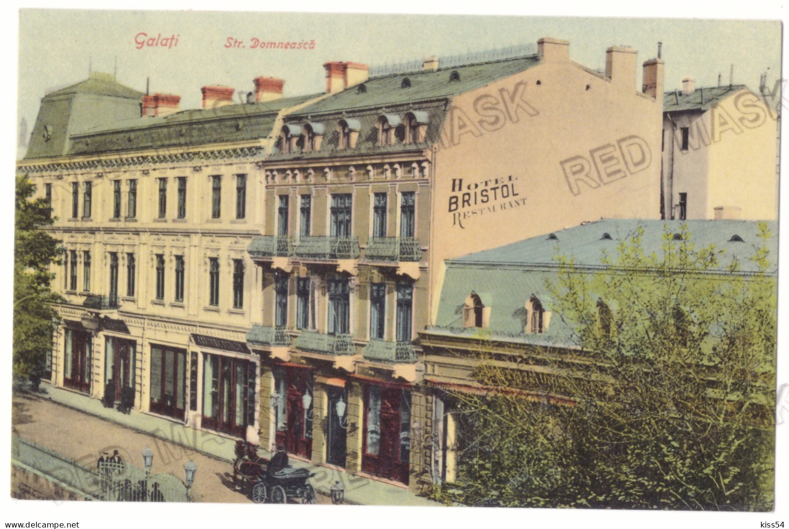 RO 42 - 22385 GALATI, Hotel Bristol, Romania - Old Postcard - Unused - Romania