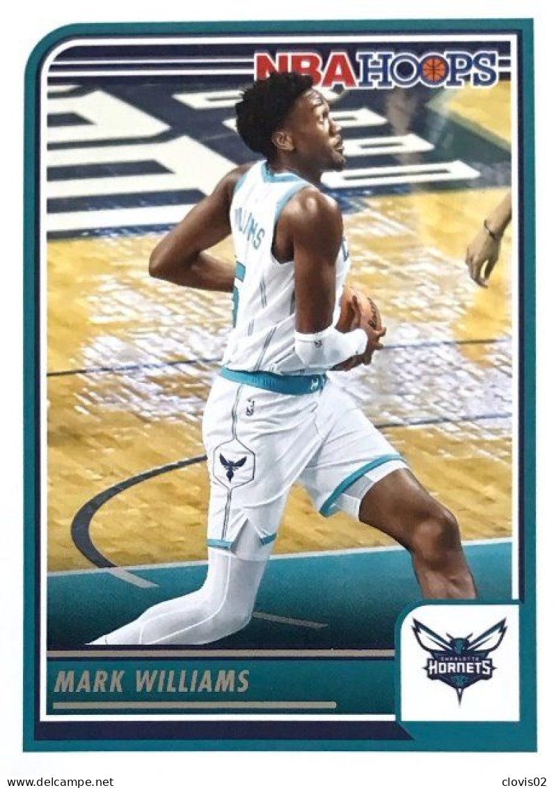 46 Mark Williams - Charlotte Hornets - Carte Panini 2023-2024 NBA Hoops Base Cards - Sonstige & Ohne Zuordnung