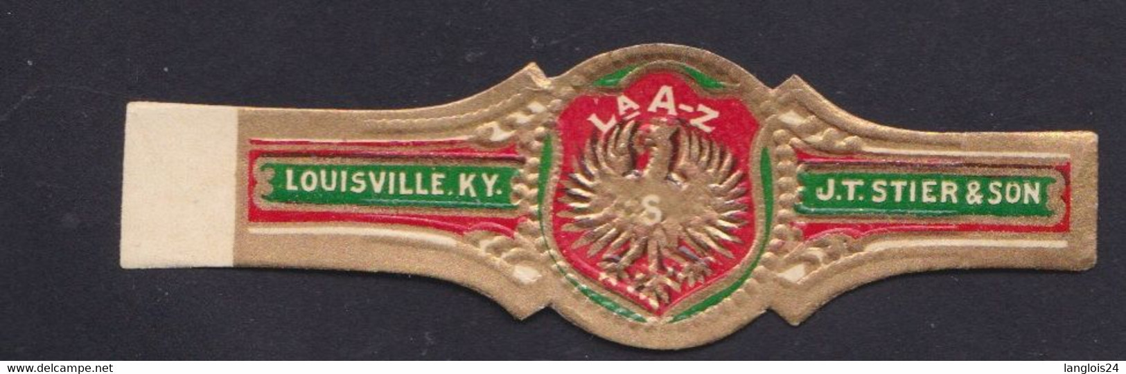 Ancienne Petite Bague De Cigare Vitola B202 Aigle - Vitolas (Anillas De Puros)