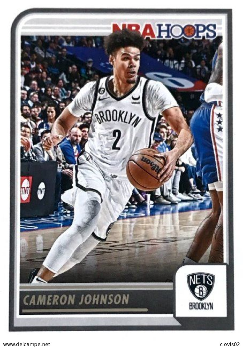 57 Cameron Johnson - Brooklyn Nets - Carte Panini 2023-2024 NBA Hoops Base Cards - Other & Unclassified