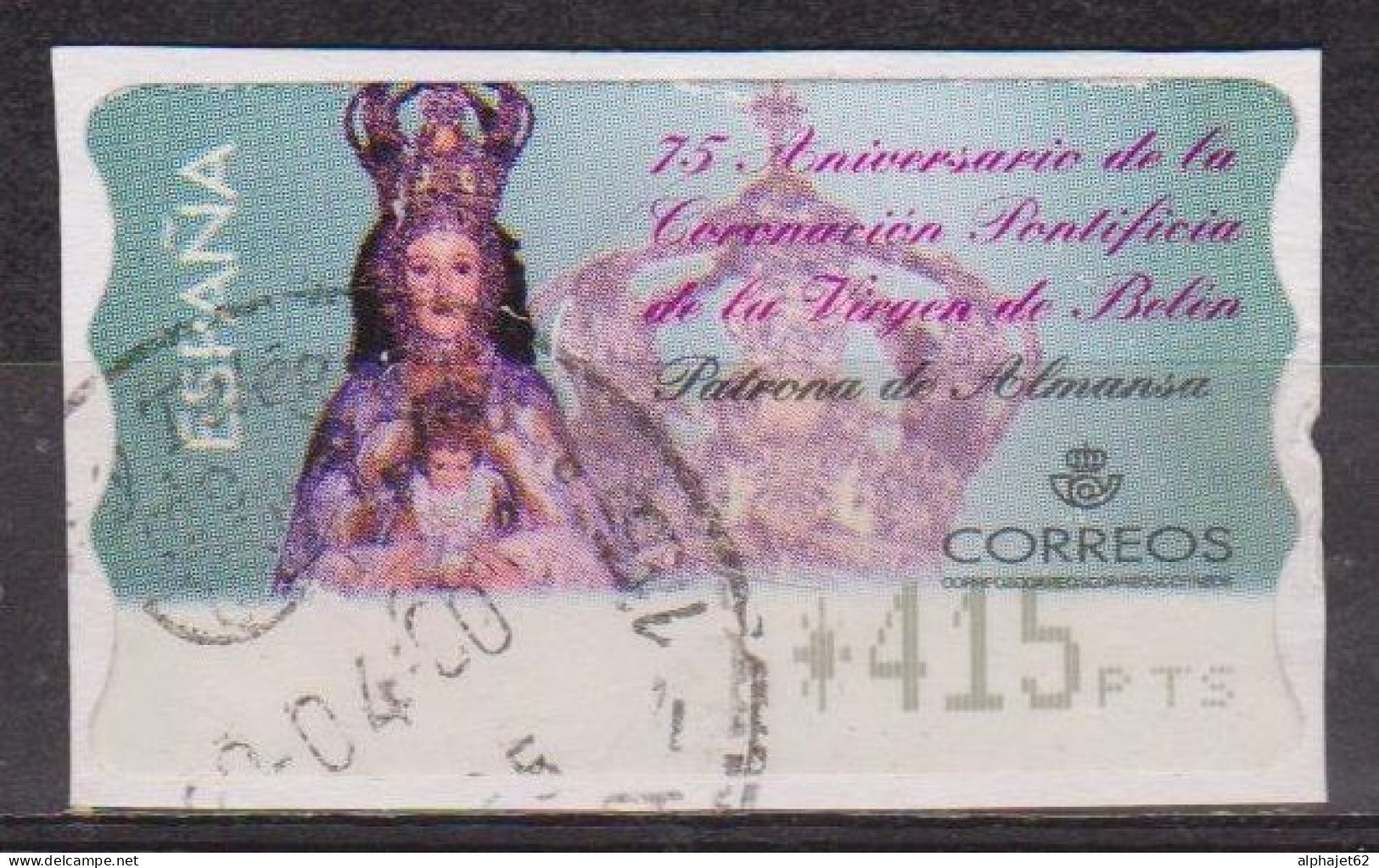 Vignette D'affranchissement - Espagne - Couronnement De La Vierge - N° 29 - 1999 - Timbres De Distributeurs [ATM]