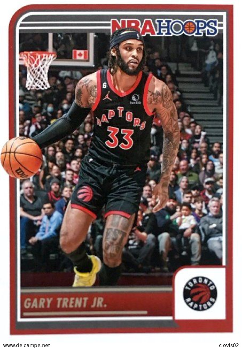 63 Gary Trent Jr. - Toronto Raptors - Carte Panini 2023-2024 NBA Hoops Base Cards - Andere & Zonder Classificatie