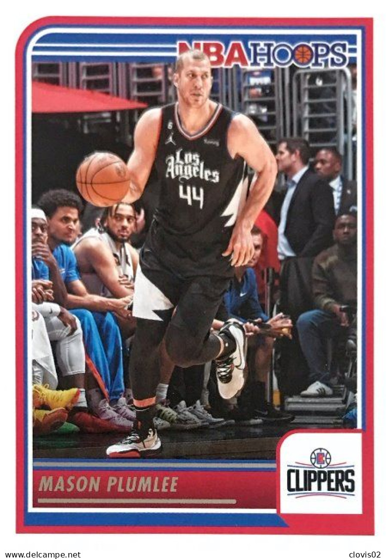 69 Mason Plumlee - Los Angeles Clippers - Carte Panini 2023-2024 NBA Hoops Base Cards - Autres & Non Classés