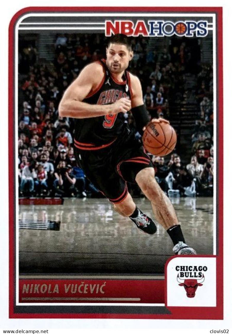 74 Nikola Vucevic - Chicago Bulls - Carte Panini 2023-2024 NBA Hoops Base Cards - Autres & Non Classés