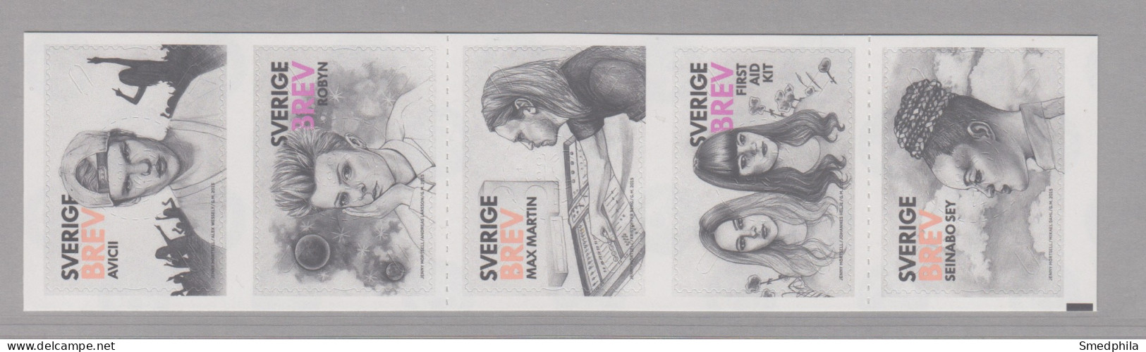 Sweden 2015 - Michel 3030-3034 MNH ** - Unused Stamps