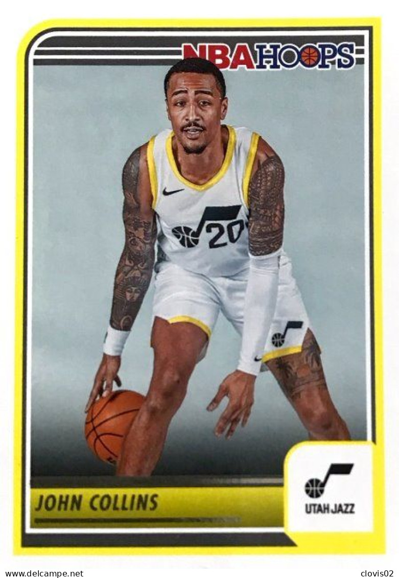 78 John Collins - Utah Jazz - Carte Panini 2023-2024 NBA Hoops Base Cards - Autres & Non Classés