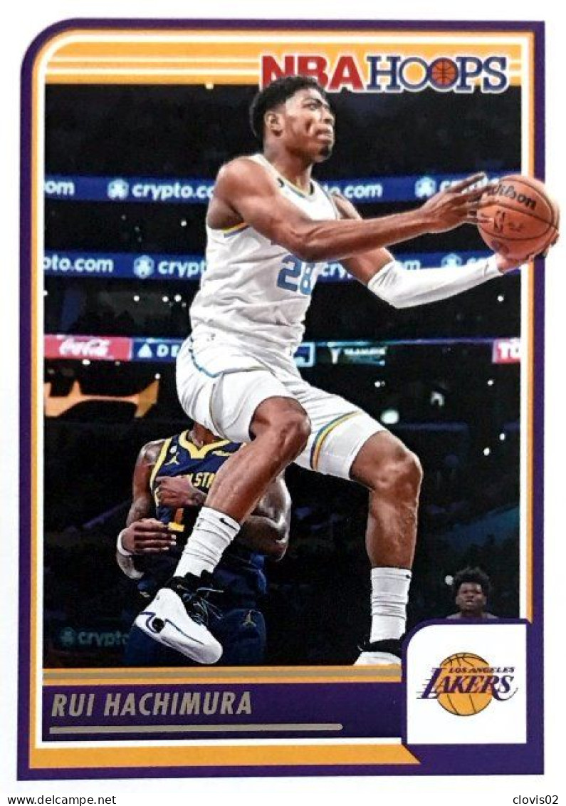 79 Rui Hachimura - Los Angeles Lakers - Carte Panini 2023-2024 NBA Hoops Base Cards - Sonstige & Ohne Zuordnung