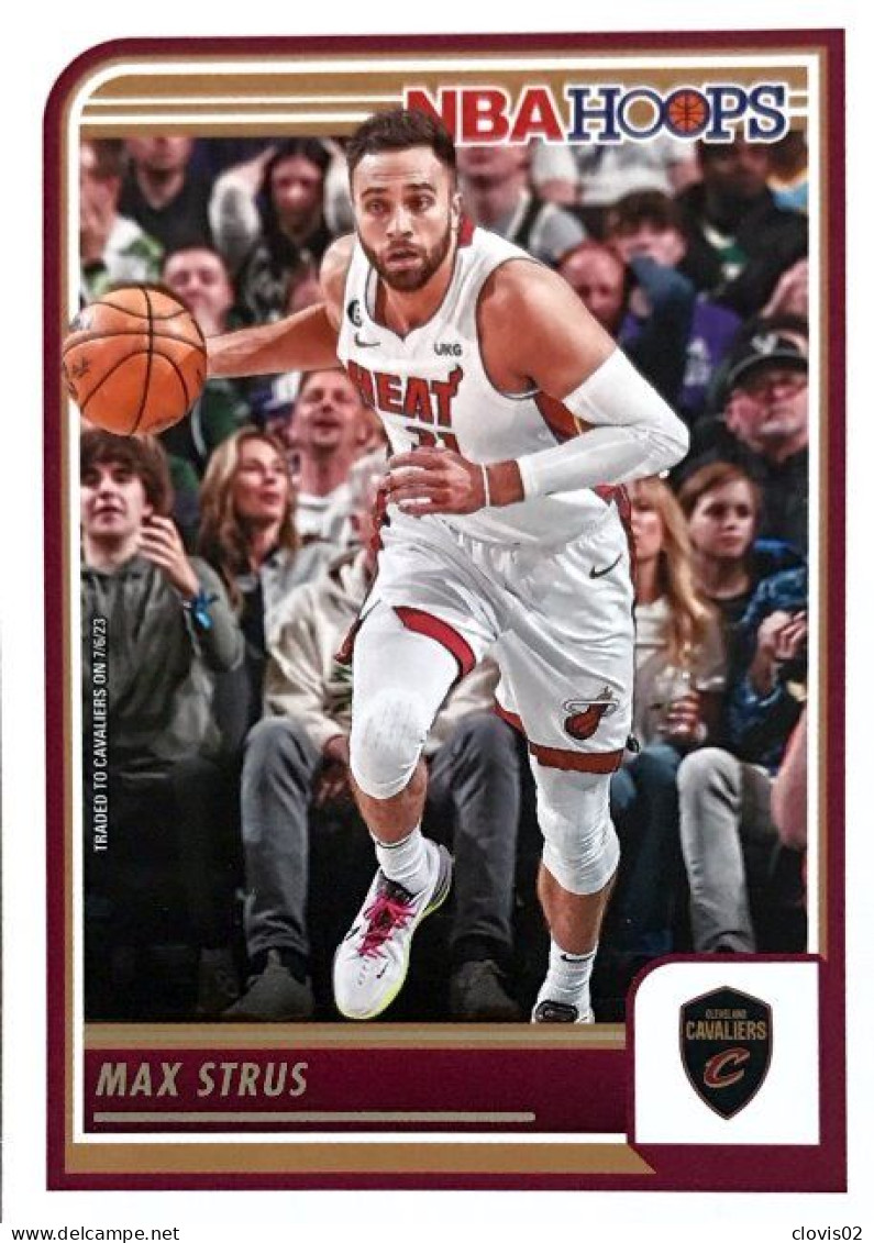 80 Max Strus - Cleveland Cavaliers - Carte Panini 2023-2024 NBA Hoops Base Cards - Autres & Non Classés