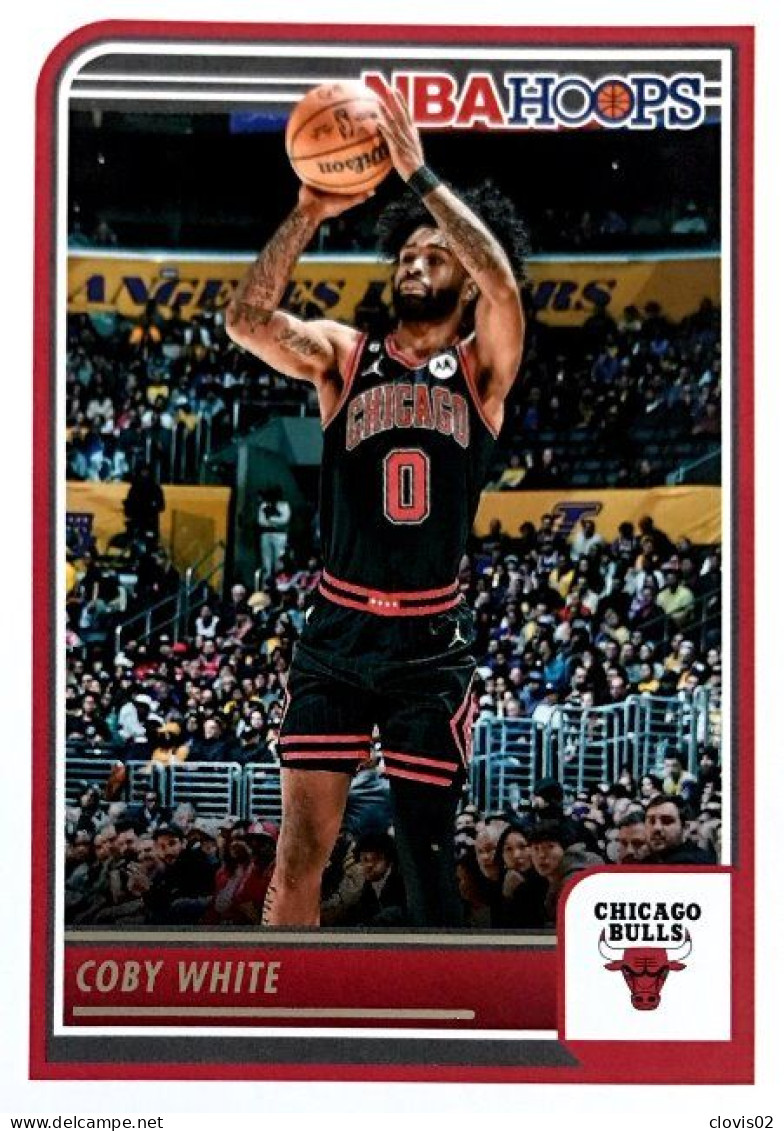 85 Coby White - Chicago Bulls - Carte Panini 2023-2024 NBA Hoops Base Cards - Andere & Zonder Classificatie