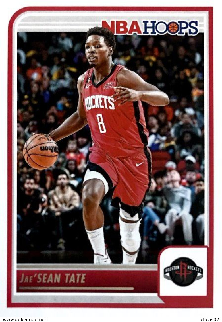 86 Jae'Sean Tate - Houston Rockets - Carte Panini 2023-2024 NBA Hoops Base Cards - Autres & Non Classés