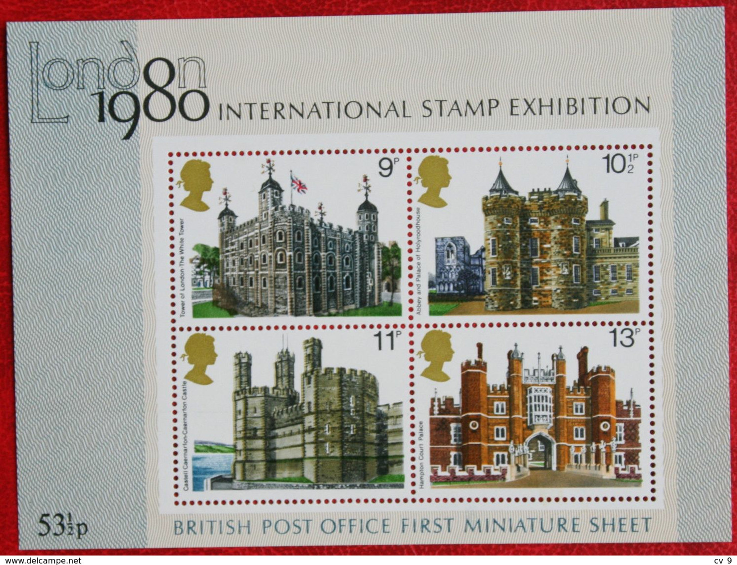 Architectur Expo London  (Mi 760-763 Block 1) 1978 POSTFRIS MNH ** ENGLAND GRANDE-BRETAGNE GB GREAT BRITAIN - Ungebraucht