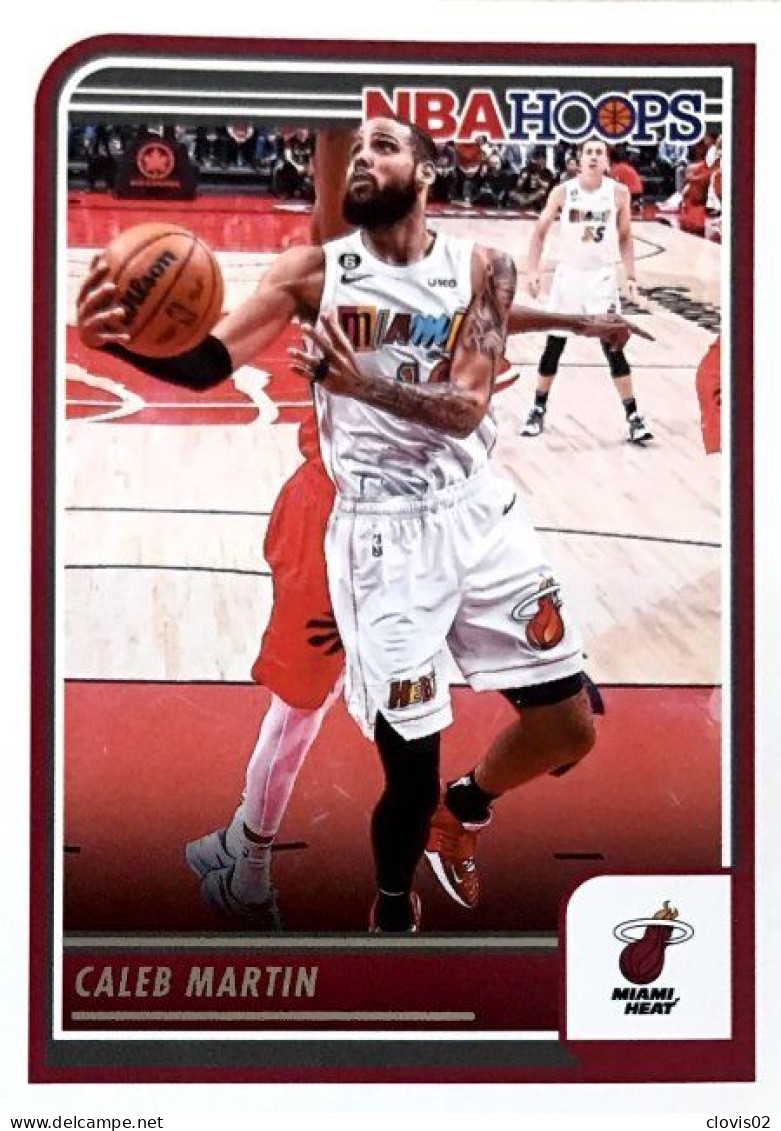 96 Caleb Martin - Miami Heat - Carte Panini 2023-2024 NBA Hoops Base Cards - Andere & Zonder Classificatie