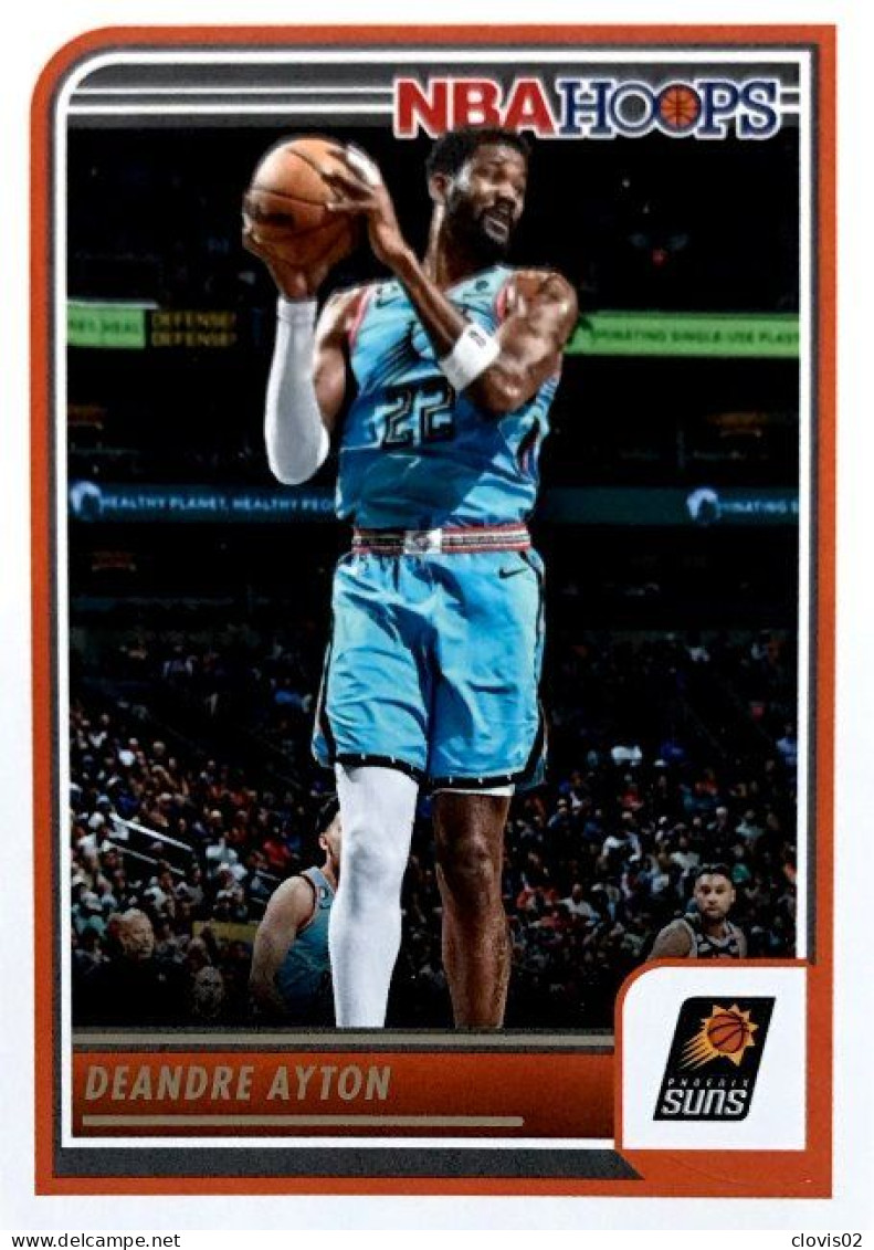 97 Deandre Ayton - Phoenix Suns - Carte Panini 2023-2024 NBA Hoops Base Cards - Autres & Non Classés