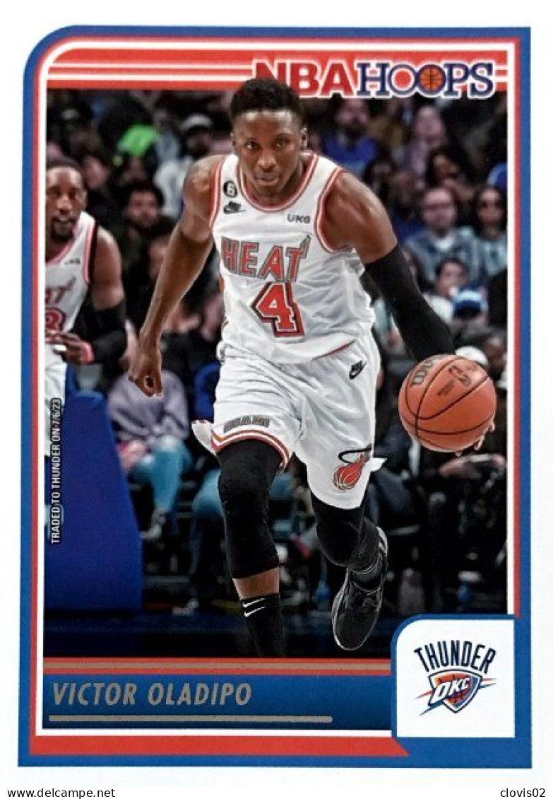 98 Victor Oladipo - Oklahoma City Thunder - Carte Panini 2023-2024 NBA Hoops Base Cards - Autres & Non Classés