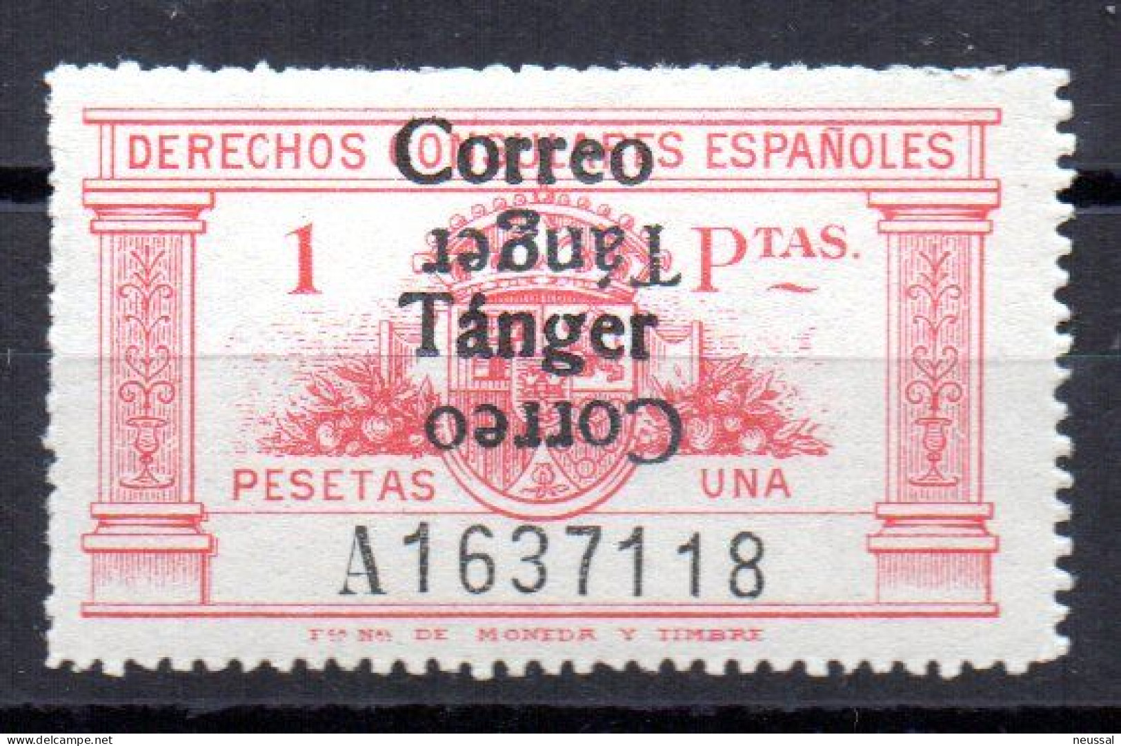 Sello Nº 143hhi Tanger - Marruecos Español