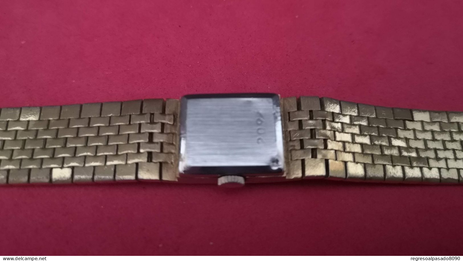 montre à bracelet wristwatch watch Antiguo reloj de pulsera a cuerda Rotary. Funcionando. de mujer, chapado en oro