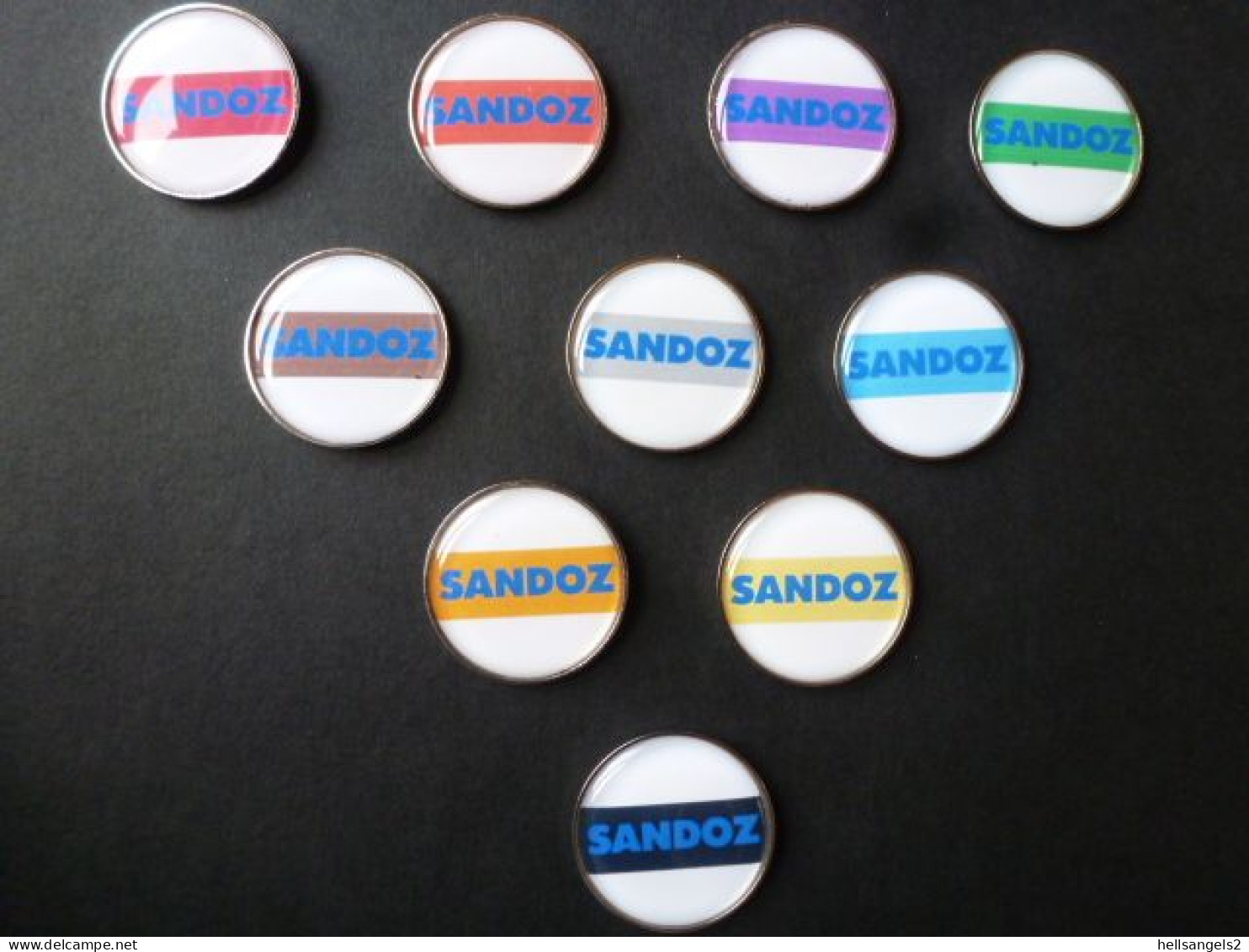 Pins Sandoz Serie 10 Pins - Médical