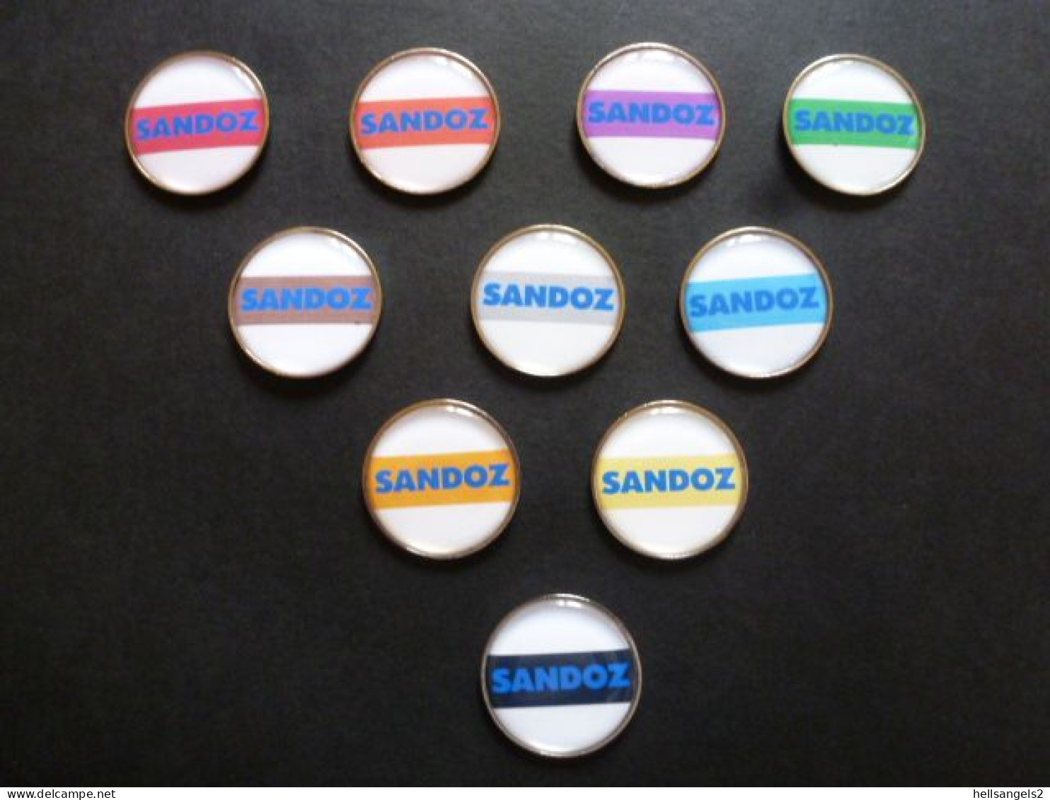 pins sandoz serie 10 pins