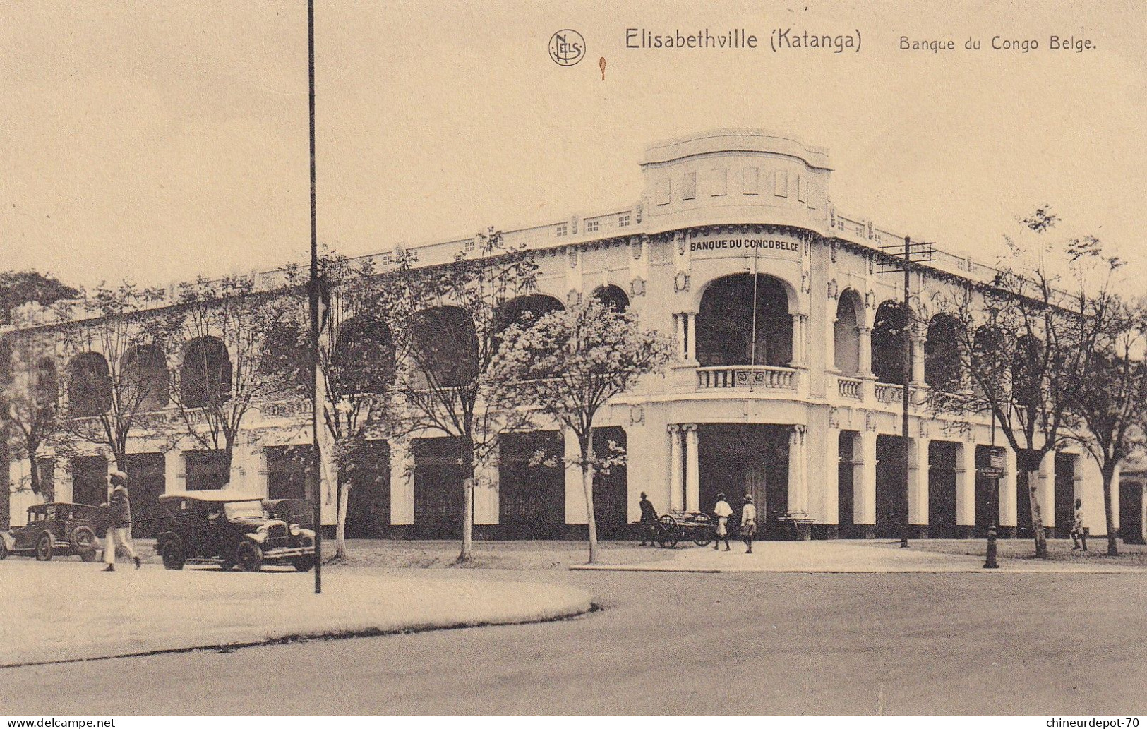 Elisabethville Katanga Banque Du Congo Belge - Congo Belge