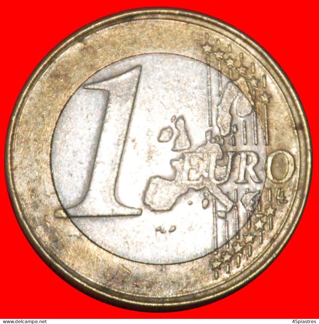 * ALBERT II (1993-2013): BELGIUM  1 EURO 2002 PHALLIC TYPE 1999-2006! · LOW START ·  NO RESERVE! - Bélgica