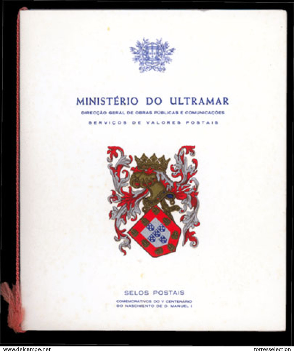 MACAU. Presentation Book "Ministerio Do Ultramar" With A Stamp Of Each Colony, Including 30 Avos 1969 Mint. V.Cent Del N - Autres & Non Classés