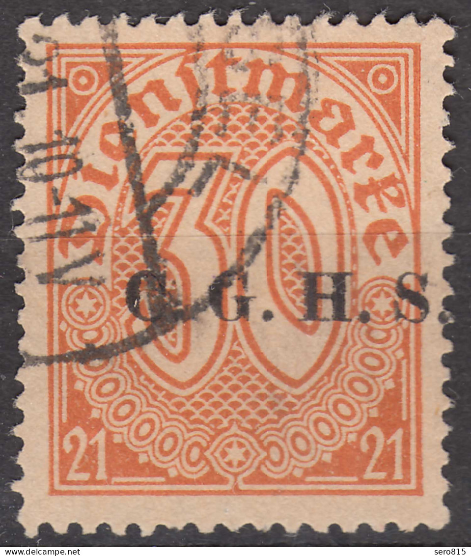 Oberschlesien - Upper Silesia Mi. D5 Overprint 30 Pfennig Gebraucht Used 1920 - Schlesien