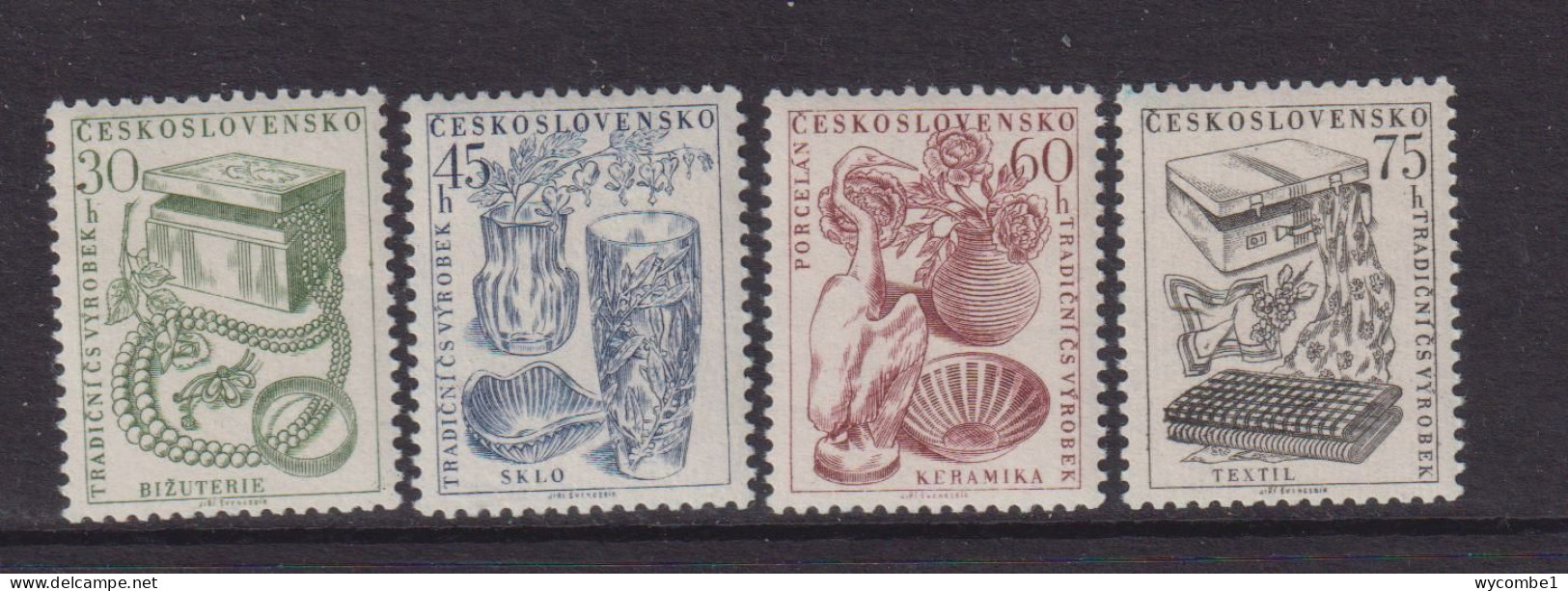 CZECHOSLOVAKIA  - 1956  Country Products Set  Never Hinged Mint - Unused Stamps