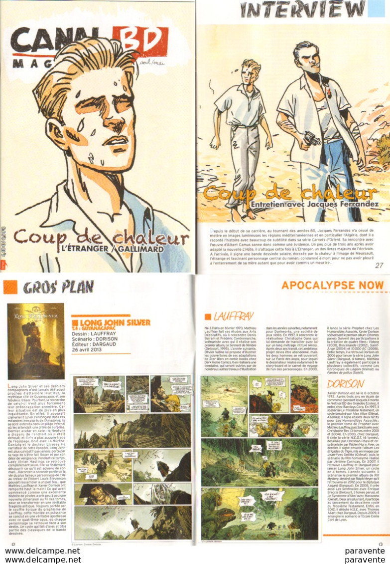 Magazine CANAL BD N°89 : FERRANDEZ LAUFFRAY ALIX HOMS FRED MATHIEU - CANAL BD Magazine