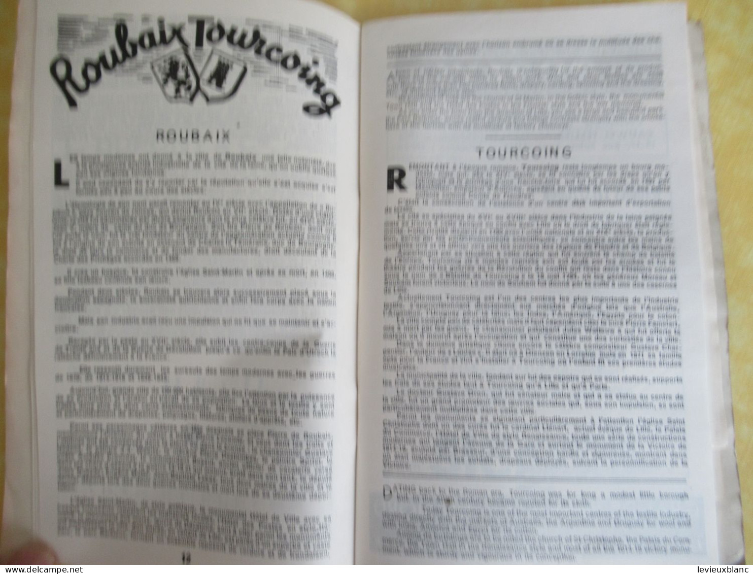 Plan Guide Foldex / LILLE-ROUBAIX-TOURCOING/La Voix Du Nord/Expo. Textile Intern. De 1951/  Année 1951       PGC554 - Tourisme