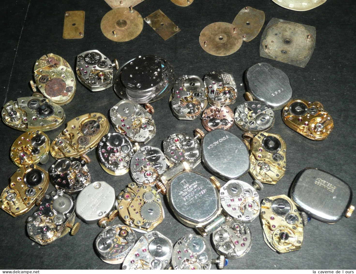 LOT POUR PIECES, Mouvements & Cadrans De Montres Mécaniques, Pop Lip Kiple Herma - Watches: Old