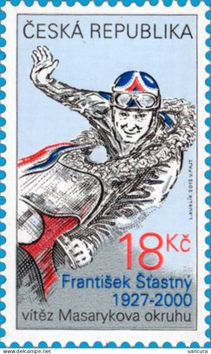 ** 743 Czech Republic Legends Of The Masaryk Ring Frantisek Stastny 2012 - Motorfietsen
