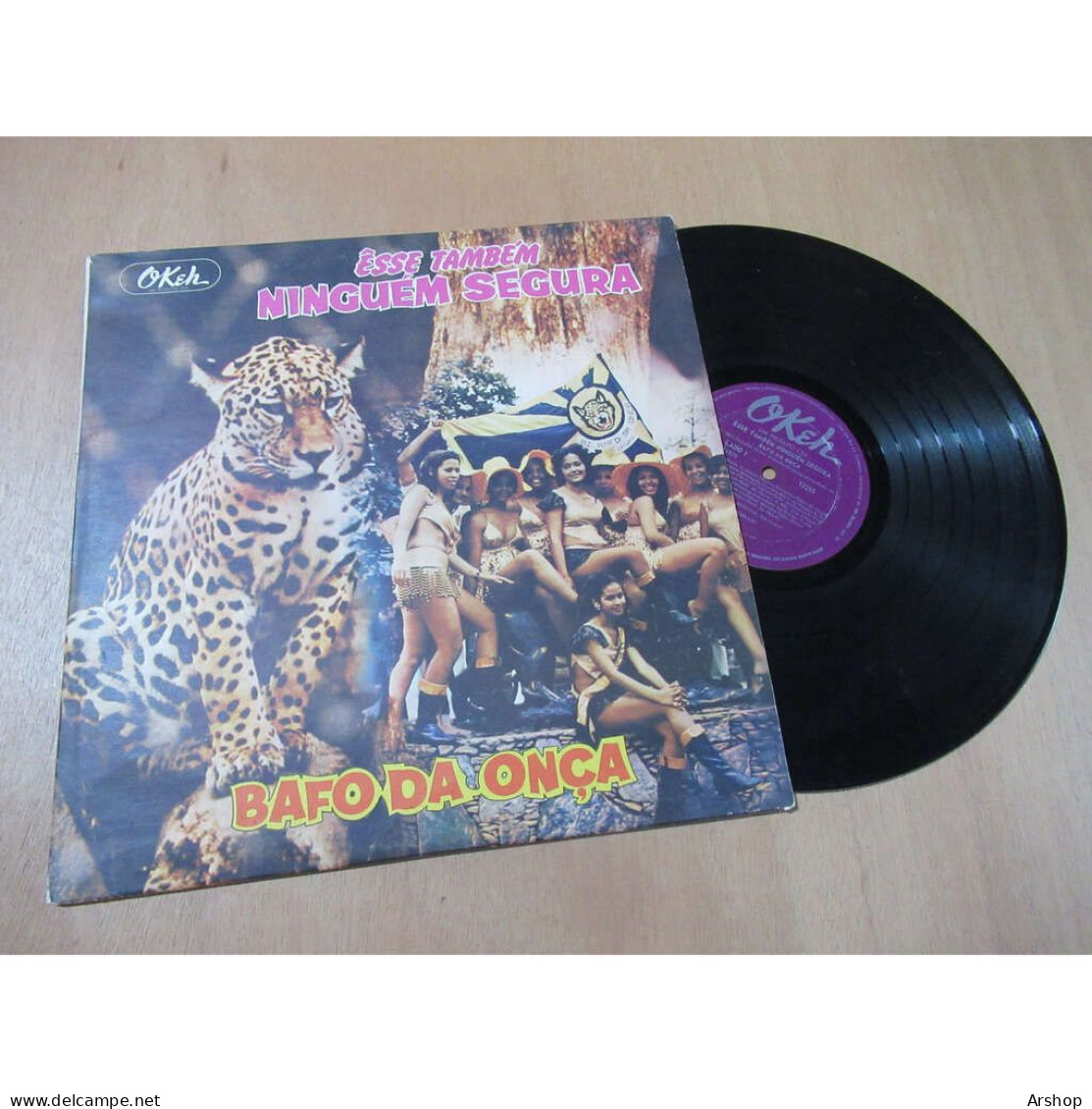 BAFO DA ONCA Esse Tambem Ninguem Segura -  LATIN SAMBA - OKEH Lp BRESIL 1970 - Musiques Du Monde