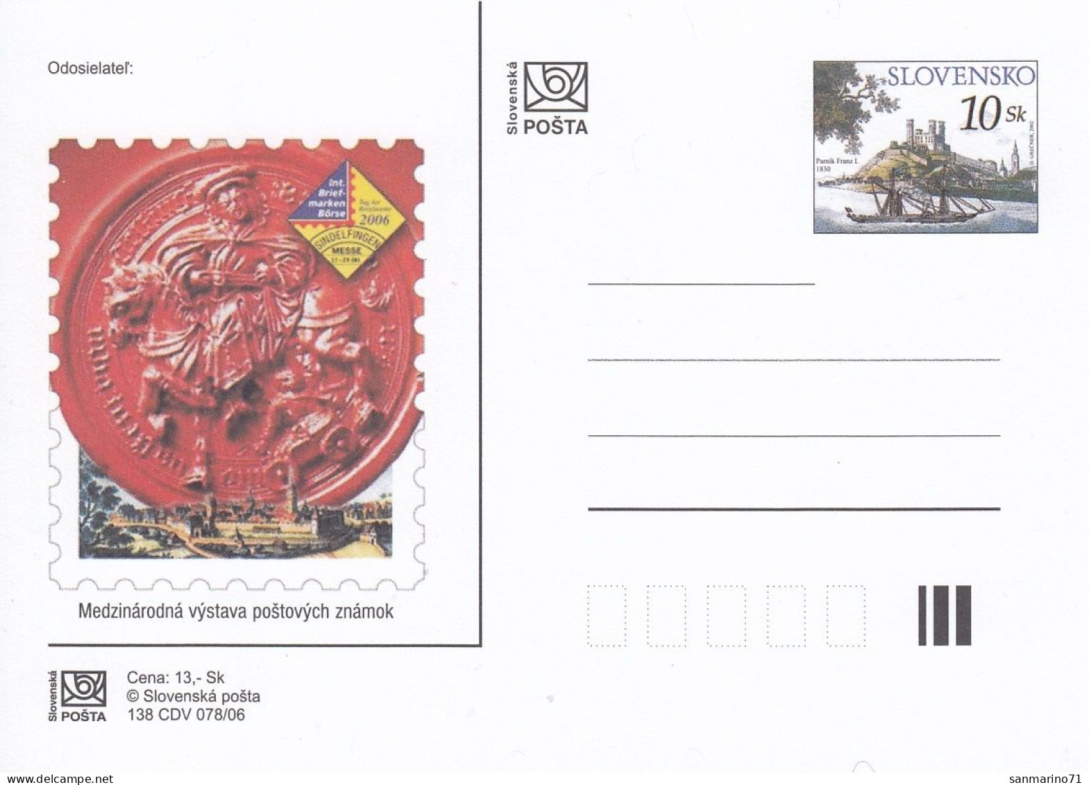 SLOVAKIA Postal Stationery 10 - Sonstige & Ohne Zuordnung
