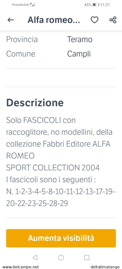 Alfa romeo collection (solo fascicoli)