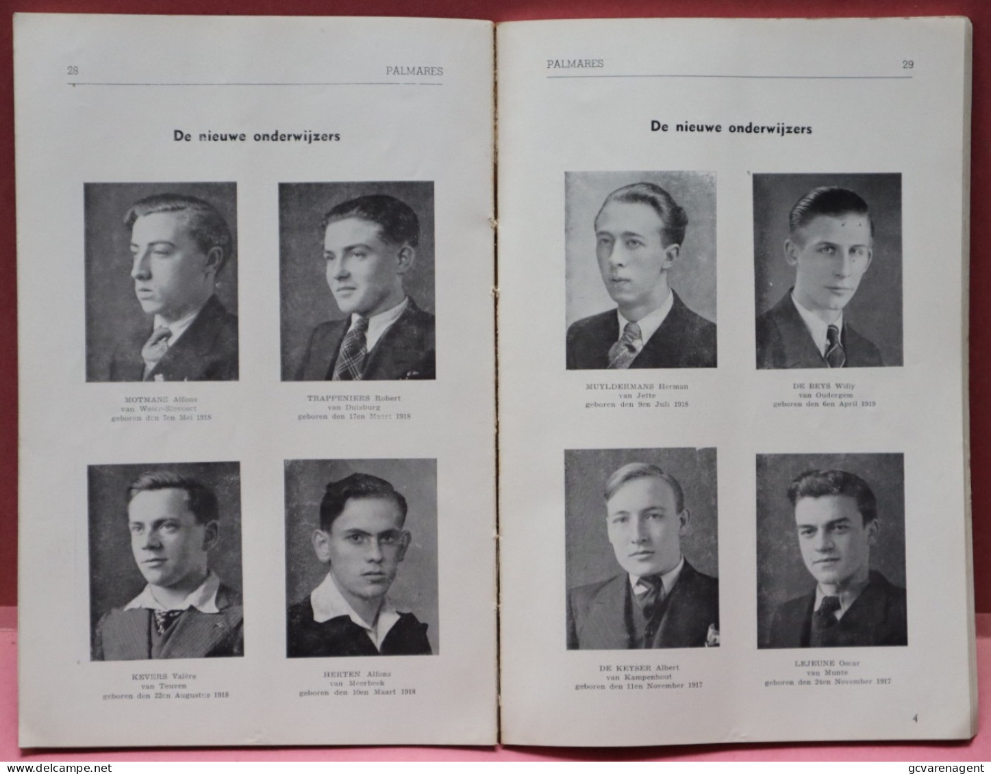 1936-1937  PALMARES NORMAALSCHOLEN SINT THOMAS  NIEUWLAND 198 BRUSSEL  - ZIE BESCHRIJF EN AFBEELDINGEN - History