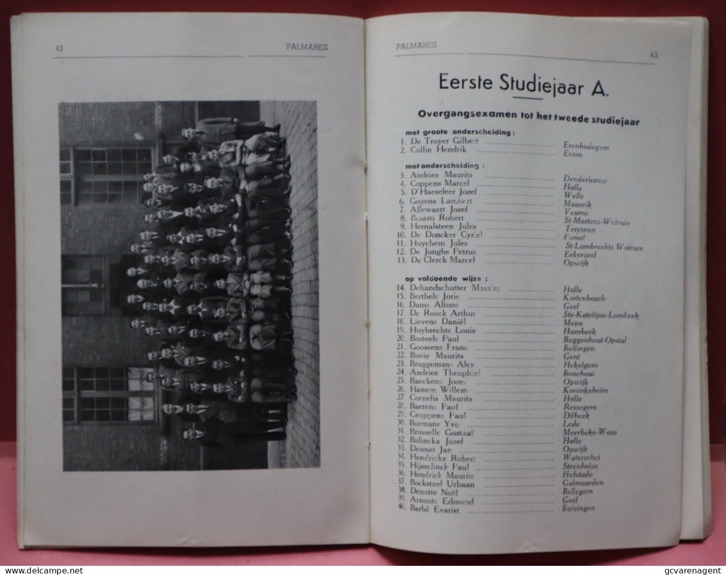 1936-1937  PALMARES NORMAALSCHOLEN SINT THOMAS  NIEUWLAND 198 BRUSSEL  - ZIE BESCHRIJF EN AFBEELDINGEN - Geschiedenis