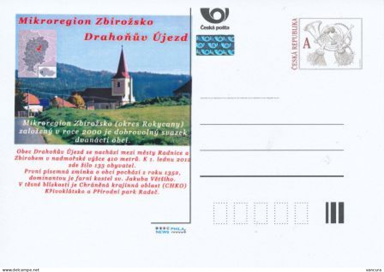 CDV C Czech Republic  Zbiroh Microregion 2012 - Geography