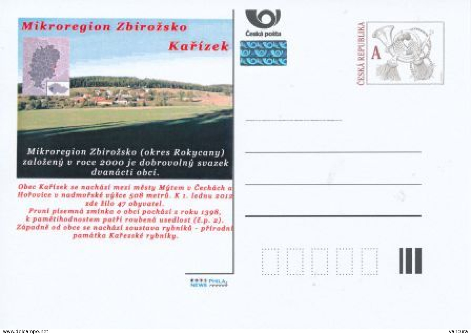 CDV C Czech Republic  Zbiroh Microregion 2012 - Geography