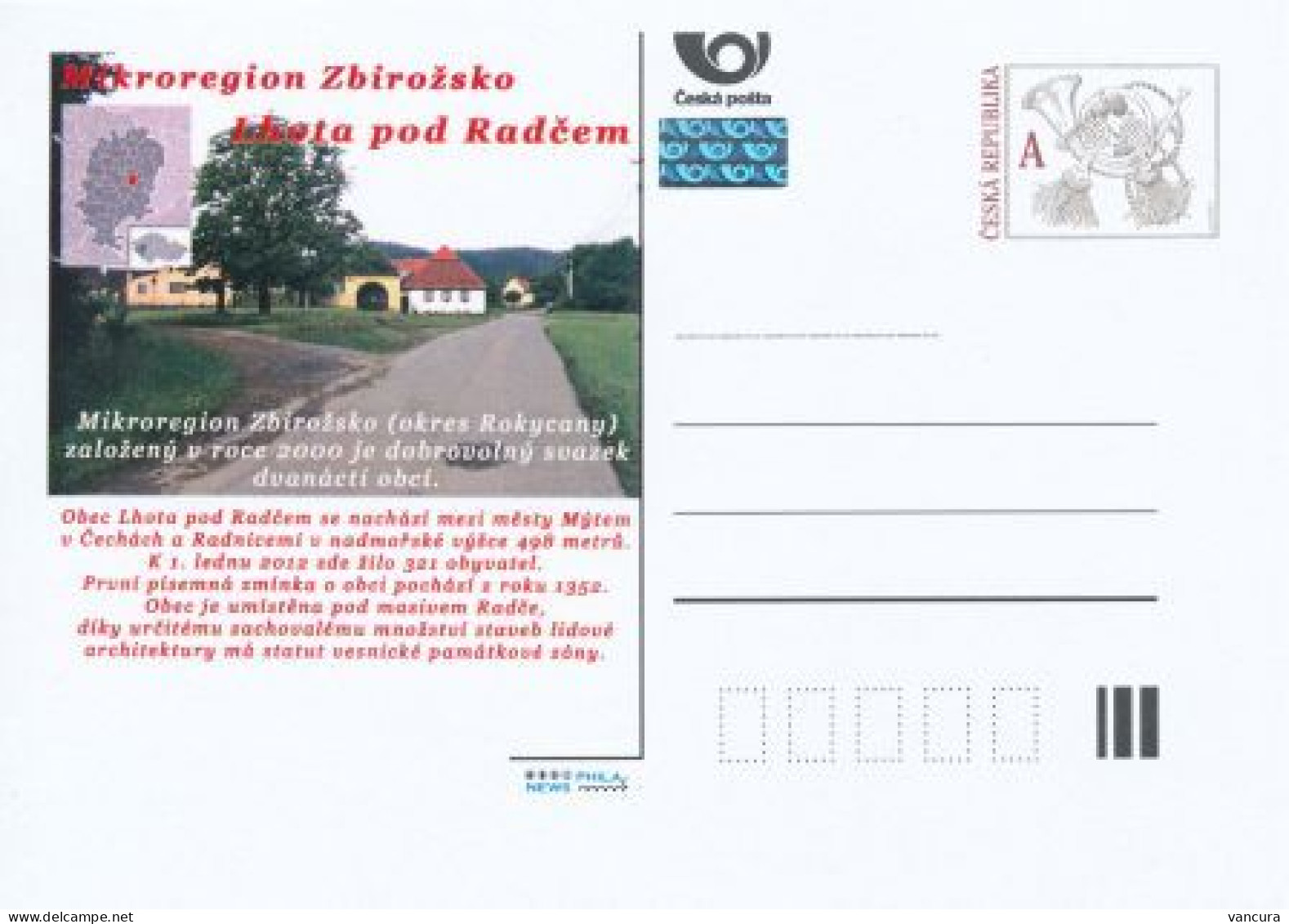 CDV C Czech Republic  Zbiroh Microregion 2012 - Geography