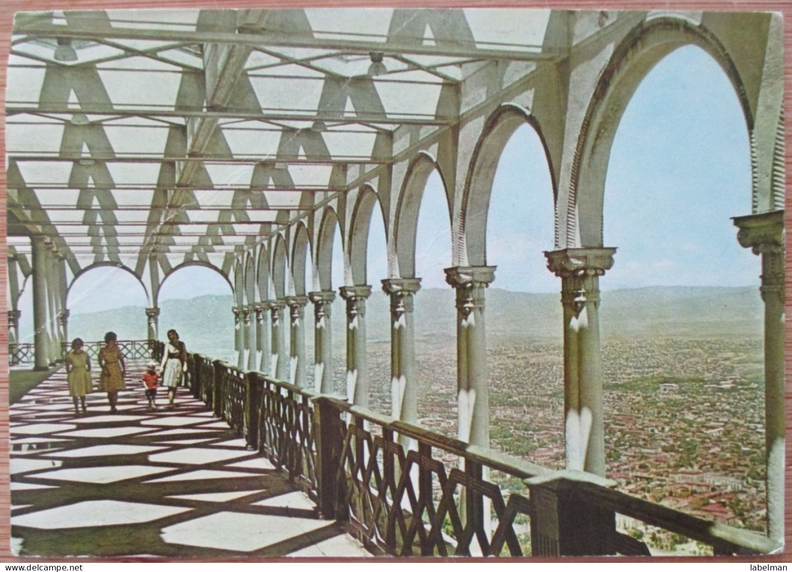 GEORGIA TBILISI FUNICULAR PLATTEAU BRIDGE POSTCARD PC CP AK CARTE POSTALE ANSICHTSKARTE CARTOLINA INN CARD UNITED STA - Georgia