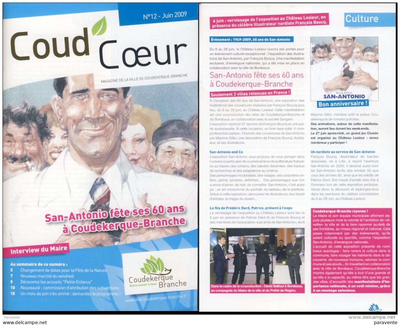 BOUCQ : Magazine COUD COEUR Expo SAN ANTONIO - Boucq