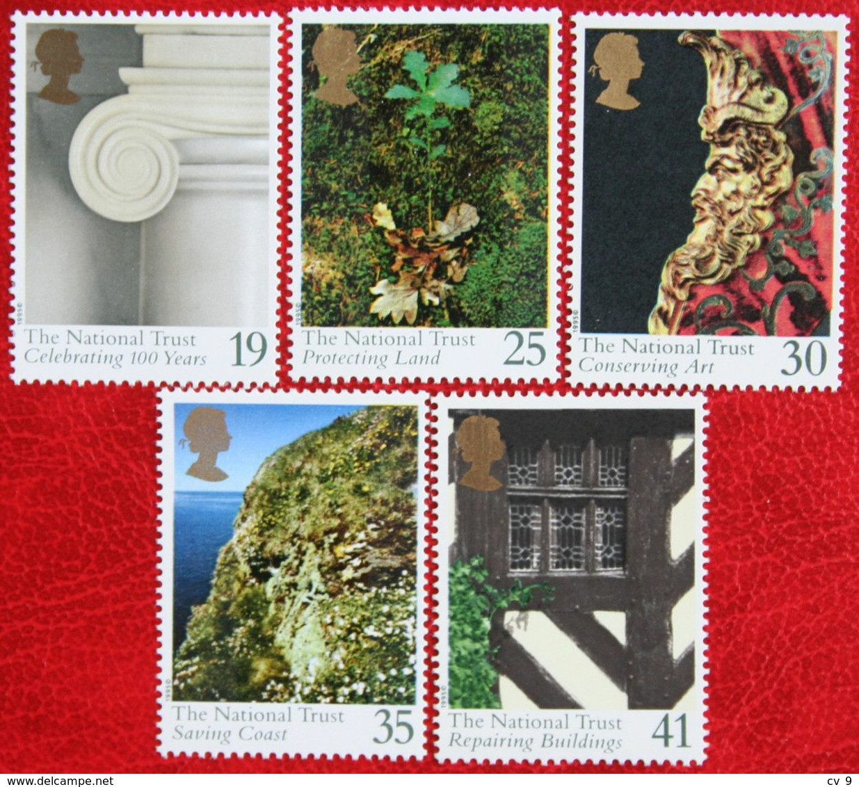 100 Years National Trust (Mi 1564-1568) 1995 POSTFRIS MNH ** ENGLAND GRANDE-BRETAGNE GB GREAT BRITAIN - Unused Stamps