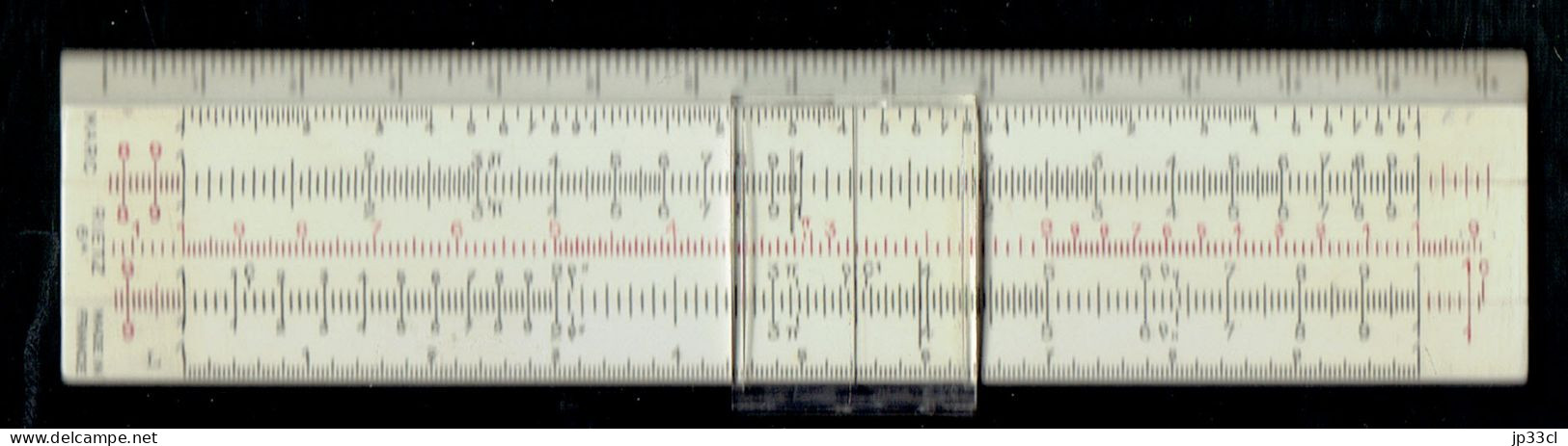 Ancienne Règle à Calcul Coulissante Des Établissements Jouret "Tous Les Aciers", Luttre - Sonstige & Ohne Zuordnung