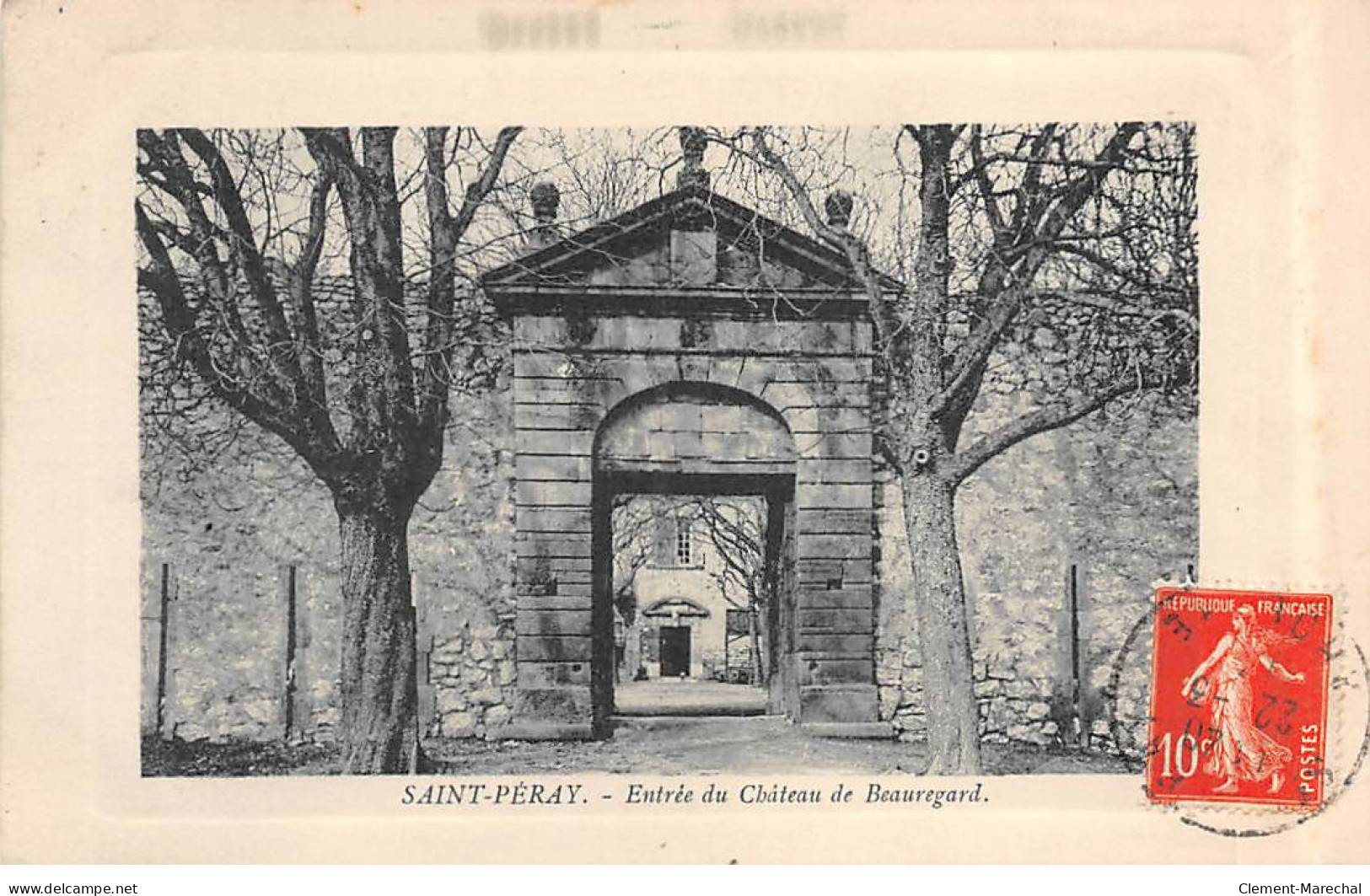 SAINT PERAY - Entrée Du Château De Beauregard - état - Saint Péray