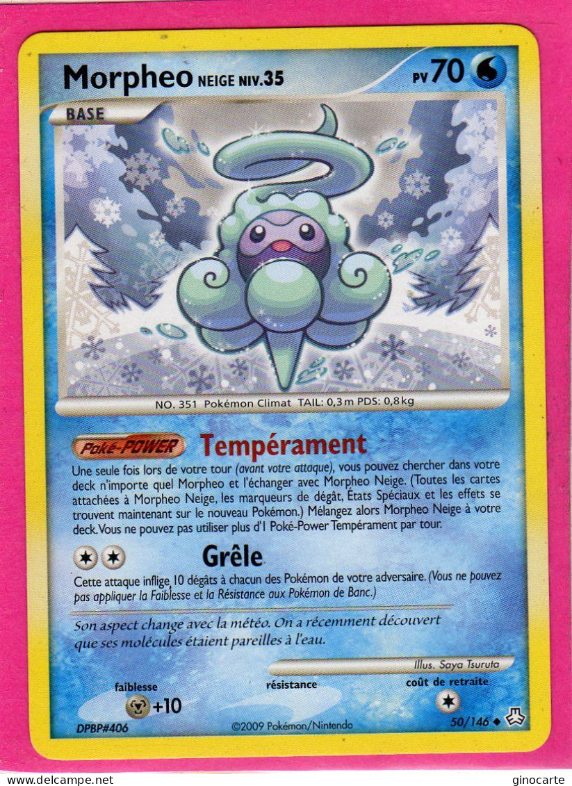 Carte Pokemon 2009 Diamant Et Perle Eveil De Legende 50/146 Morpheo 70pv Neuve - Diamond & Pearl 