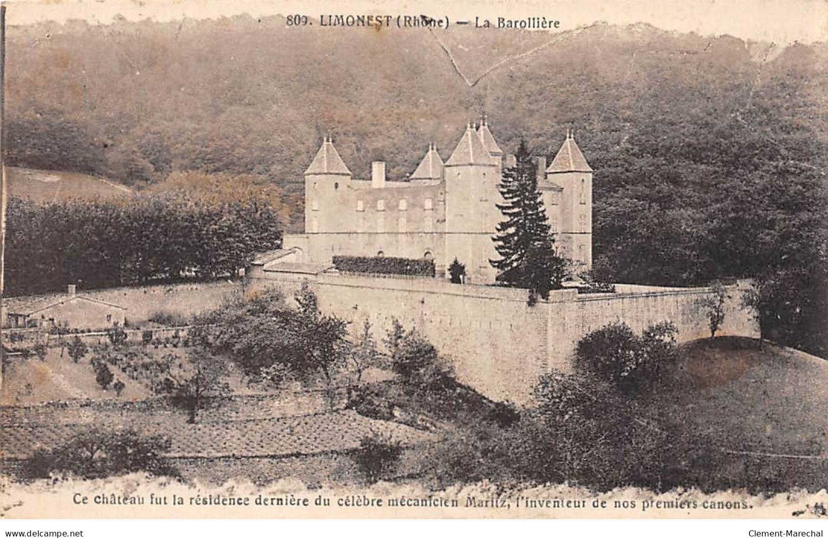 LIMONEST - La Barollière - Château - état - Limonest