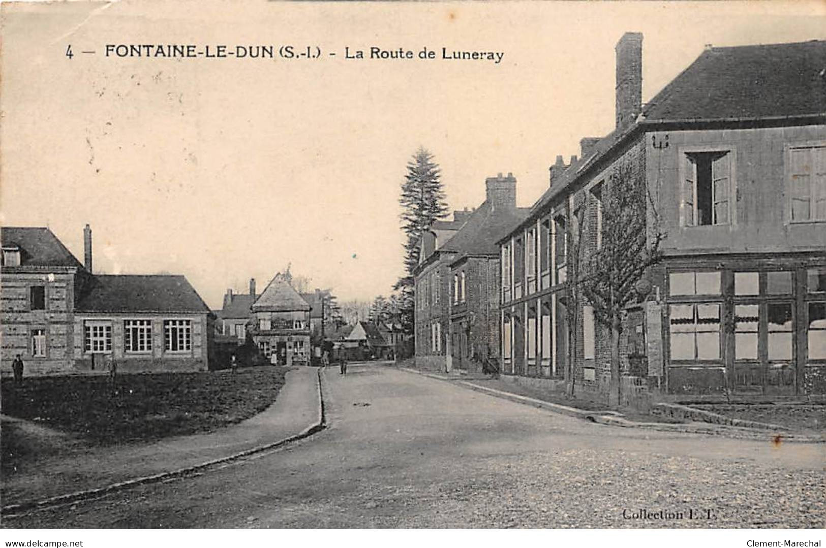 FONTAINE LE DUN - La Route De Luneray - état - Fontaine Le Dun