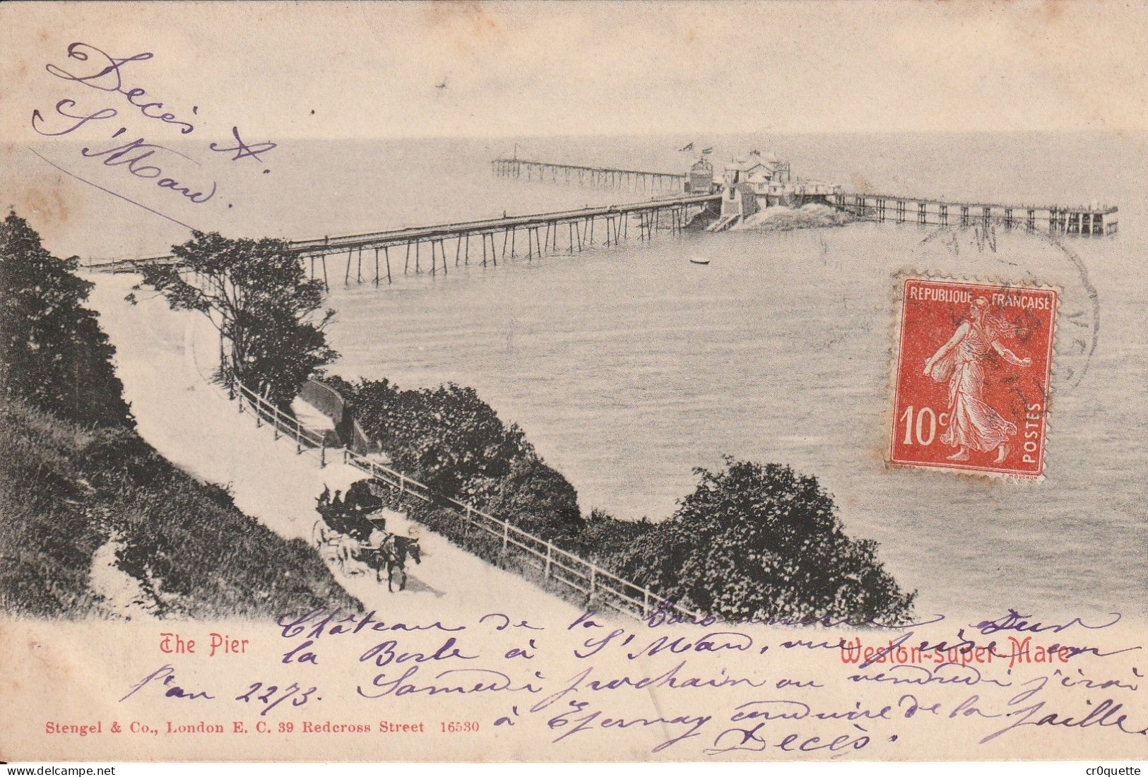 # ROYAUME UNI - ANGLETERRE - WESTON SUPER MARE / THE PIER En 1907 - Weston-Super-Mare