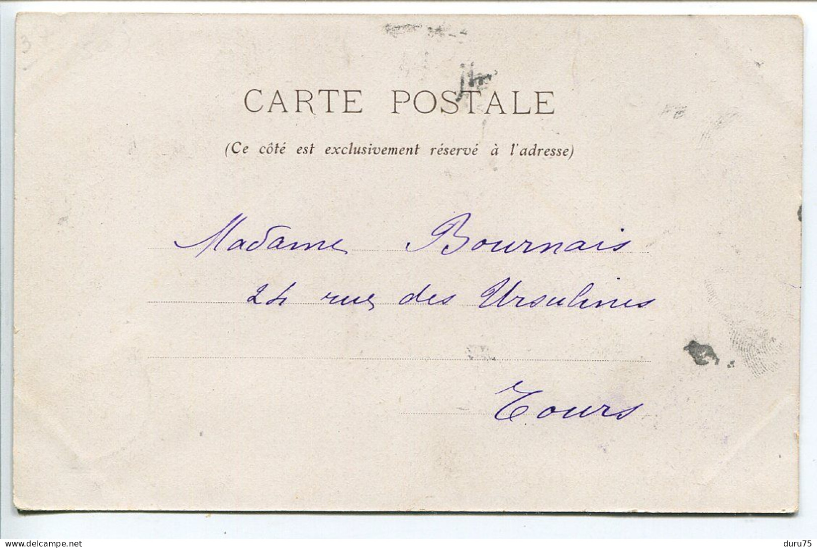 Pionnière Dos Simple Voyagé 1903 * BLÉRÉ L'ÉGLISE XIIe XIIIe Et XVe Siècle * Editeur Papeterie Vigneau - Bléré