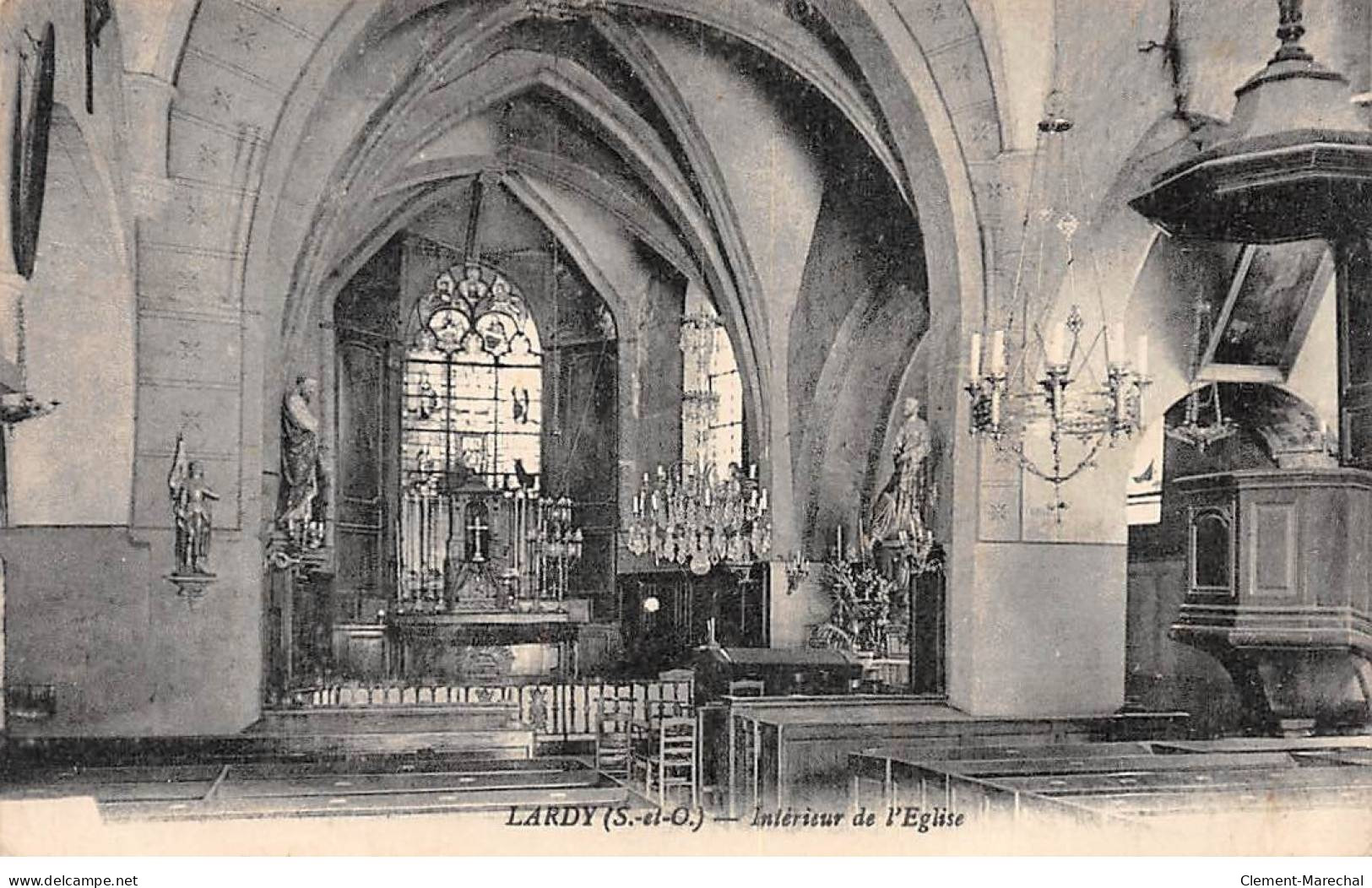 LARDY - Intérieur De L'Eglise - Très Bon état - Lardy